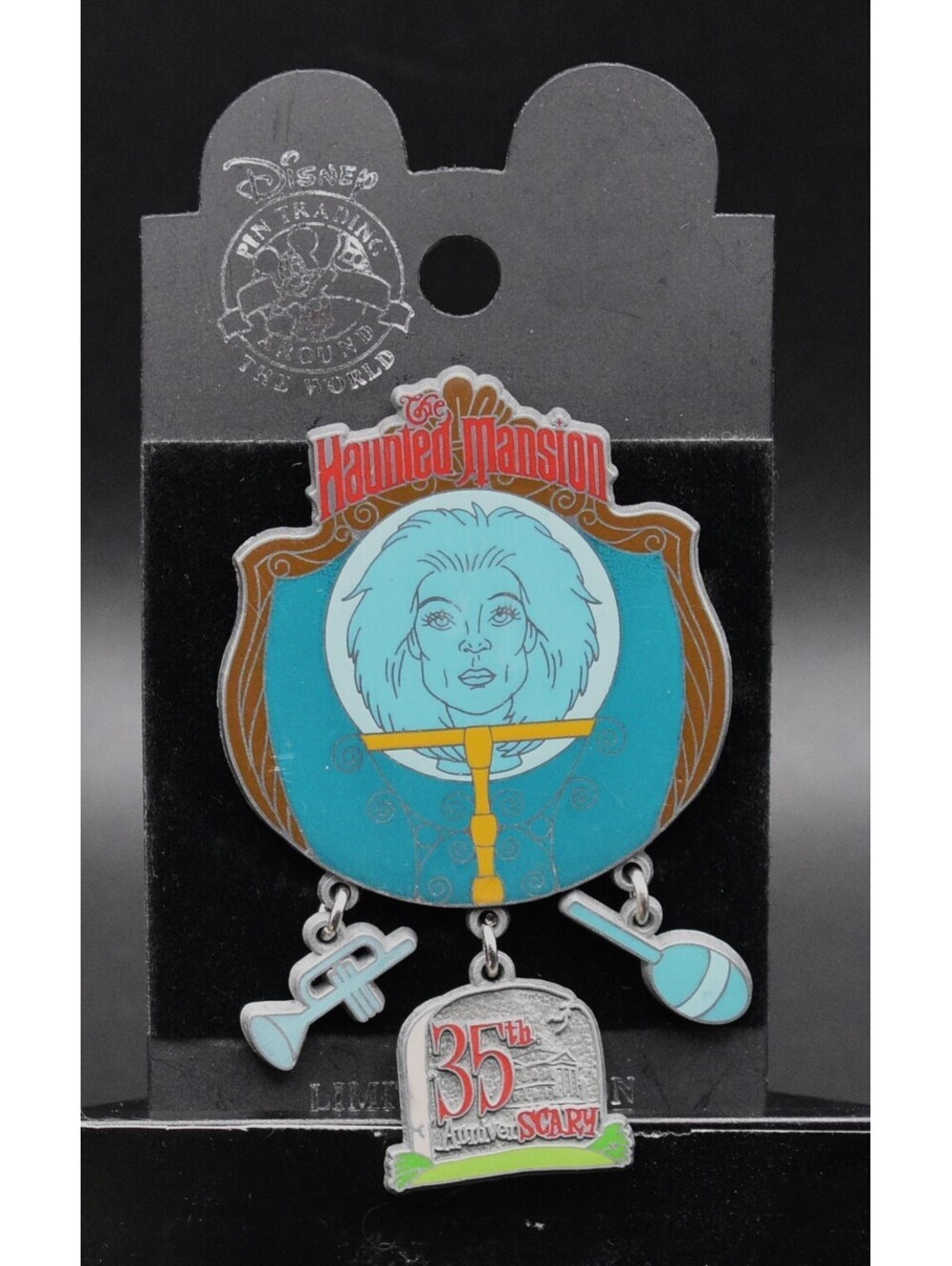 Disney DLR Madame Leota Haunted Mansion 35th Anniversary Dangle LE 2000 Pin (C9)
